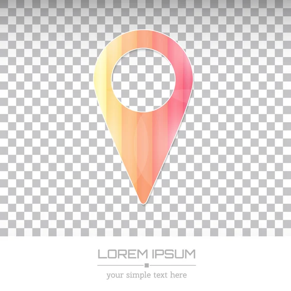 Creative concept vector icon of pointer for Web and Mobile Applications isolated on white background. Vector illustration creative template design, Business software and social media. — Stock Vector