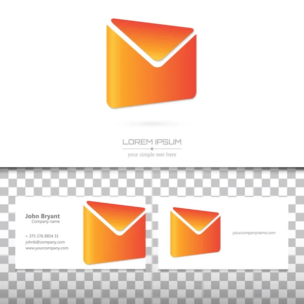 Creative concept vector icon of envelope for Web and Mobile Applications isolated on white background. Vector illustration creative template design, Business software and social media. — 图库矢量图片