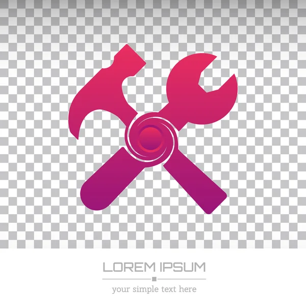Abstract Creative concept vector icon of tools for Web and Mobile Applications isolated on background. Vector illustration template design, Business infographic and social media, origami icons. — Stock Vector