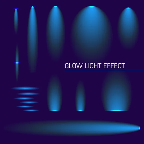 Creatief concept Vectorset van glow light-effectsterren barst los met glitters geïsoleerd op zwarte achtergrond. Voor illustratie sjabloon art design, banner voor kerst te vieren, magische flash energie straal. — Stockvector