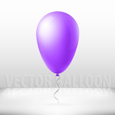 Abstract creative concept vector flight balloon with ribbon. For Web and Mobile Applications isolated on background, art illustration template design, business infographic and social media icon.