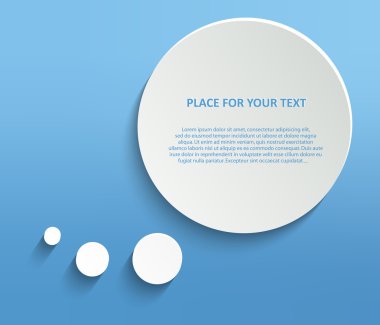 Abstract Creative concept vector empty speech bubbles set. For web and mobile applications isolated on background, illustration template design, presentation, business infographic and social media,