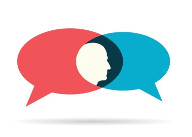 Abstract Creative concept vector empty speech bubbles set. For web and mobile applications isolated on background, illustration template design, presentation, business infographic and social media.