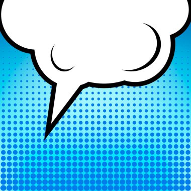 Yaratıcı soyut kavram vektör çizgi roman pop sanat tarzı boş düzeni şablonu bulutlar kiriş ve arka plan üzerinde izole nokta şekli ile. Web ve mobil uygulamalar, illüstrasyon kalıp çizmek için.