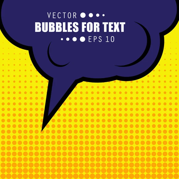 Abstract Creative concept vector comics pop art style blank layout template with clouds beams and isolated dots pattern on background. Para aplicações Web e móveis, design de modelo de ilustração . —  Vetores de Stock