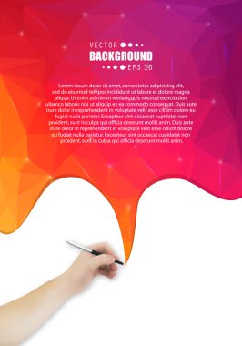 Web ve mobil uygulamalar, sanat şablon tasarımı, kartvizit Infographic, renk sayfa, broşür yaprak, serin afiş, kitap, poster, kapak, el ilanı için yaratıcı soyut kavram vektör kitapçık listesi.