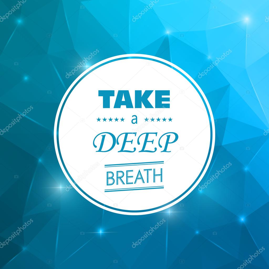 Take a Deep Breath concept design