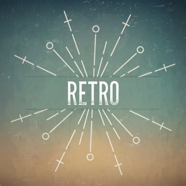 Abstract Creative concept vector design layout with text - retro. For web and mobile icon isolated on background, art template, retro elements, identity, labels, badge, ink, tag, old card, logo.