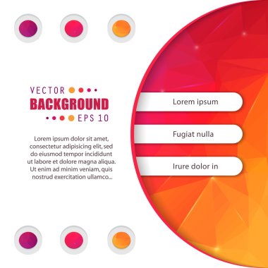 Web ve mobil uygulamalar, sanat şablon tasarımı, kartvizit Infographic, renk sayfa, broşür yaprak, serin afiş, kitap, poster, kapak, el ilanı için yaratıcı soyut kavram vektör kitapçık listesi.