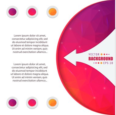 Web ve mobil uygulamalar, sanat şablon tasarımı, kartvizit Infographic, renk sayfa, broşür yaprak, serin afiş, kitap, poster, kapak, el ilanı için yaratıcı soyut kavram vektör kitapçık listesi.