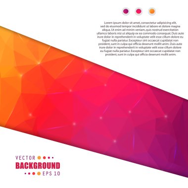 web ve mobil uygulamalar, illüstrasyon şablon tasarım, iş Infographic, sayfa, broşür, afiş, tanıtım, poster, kapak, kitapçık, belge için yaratıcı soyut kavram vektör arka plan.