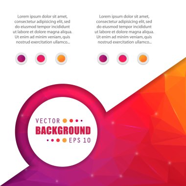 web ve mobil uygulamalar, illüstrasyon şablon tasarım, iş Infographic, sayfa, broşür, afiş, tanıtım, poster, kapak, kitapçık, belge için yaratıcı soyut kavram vektör arka plan.