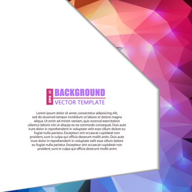 web ve mobil uygulamalar, illüstrasyon şablon tasarım, iş Infographic, sayfa, broşür, afiş, tanıtım, poster, kapak, kitapçık, belge için yaratıcı soyut kavram vektör arka plan.