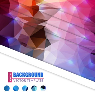 web ve mobil uygulamalar, illüstrasyon şablon tasarım, iş Infographic, sayfa, broşür, afiş, tanıtım, poster, kapak, kitapçık, belge için yaratıcı soyut kavram vektör arka plan.