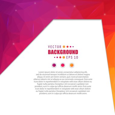 web ve mobil uygulamalar, illüstrasyon şablon tasarım, iş Infographic, sayfa, broşür, afiş, tanıtım, poster, kapak, kitapçık, belge için yaratıcı soyut kavram vektör arka plan.