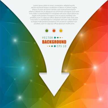 web ve mobil uygulamalar, illüstrasyon şablon tasarım, iş Infographic, sayfa, broşür, afiş, tanıtım, poster, kapak, kitapçık, belge için yaratıcı soyut kavram vektör arka plan.