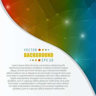 web ve mobil uygulamalar, illüstrasyon şablon tasarım, iş Infographic, sayfa, broşür, afiş, tanıtım, poster, kapak, kitapçık, belge için yaratıcı soyut kavram vektör arka plan.