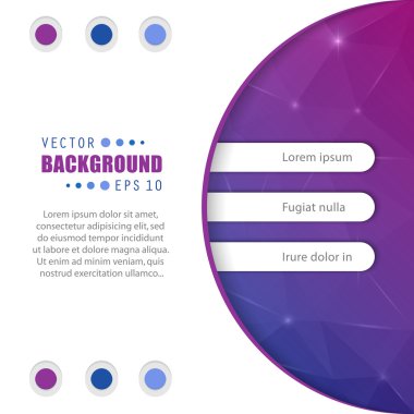 web ve mobil uygulamalar, illüstrasyon şablon tasarım, iş Infographic, sayfa, broşür, afiş, tanıtım, poster, kapak, kitapçık, belge için yaratıcı soyut kavram vektör arka plan.