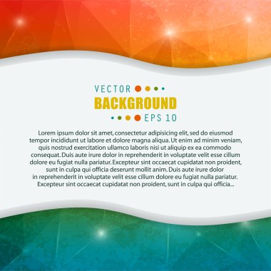 web ve mobil uygulamalar, illüstrasyon şablon tasarım, iş Infographic, sayfa, broşür, afiş, tanıtım, poster, kapak, kitapçık, belge için yaratıcı soyut kavram vektör arka plan.