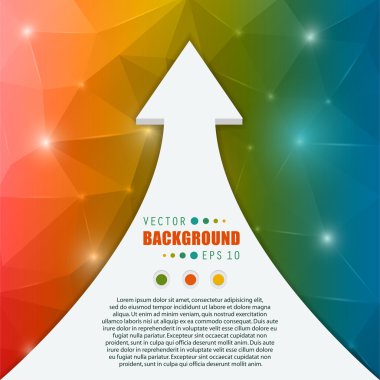 web ve mobil uygulamalar, illüstrasyon şablon tasarım, iş Infographic, sayfa, broşür, afiş, tanıtım, poster, kapak, kitapçık, belge için yaratıcı soyut kavram vektör arka plan.