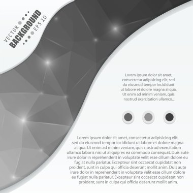 web ve mobil uygulamalar, illüstrasyon şablon tasarım, iş Infographic, sayfa, broşür, afiş, tanıtım, poster, kapak, kitapçık, belge için yaratıcı soyut kavram vektör arka plan.