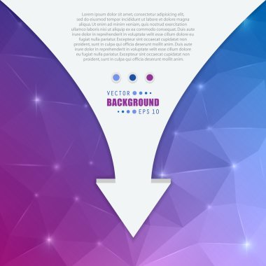 web ve mobil uygulamalar, illüstrasyon şablon tasarım, iş Infographic, sayfa, broşür, afiş, tanıtım, poster, kapak, kitapçık, belge için yaratıcı soyut kavram vektör arka plan.