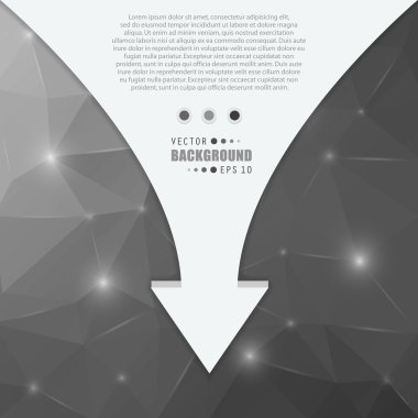 web ve mobil uygulamalar, illüstrasyon şablon tasarım, iş Infographic, sayfa, broşür, afiş, tanıtım, poster, kapak, kitapçık, belge için yaratıcı soyut kavram vektör arka plan.