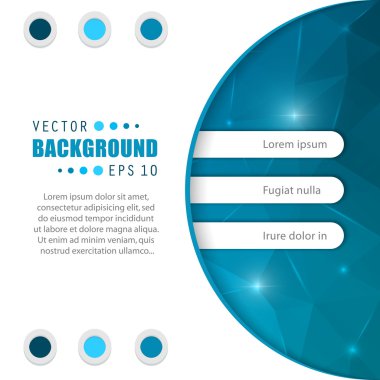 web ve mobil uygulamalar, illüstrasyon şablon tasarım, iş Infographic, sayfa, broşür, afiş, tanıtım, poster, kapak, kitapçık, belge için yaratıcı soyut kavram vektör arka plan.