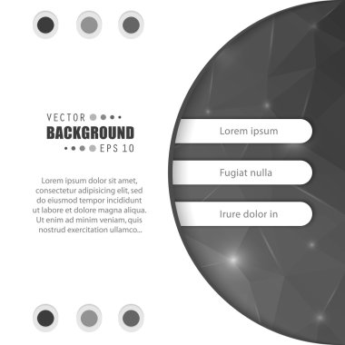 web ve mobil uygulamalar, illüstrasyon şablon tasarım, iş Infographic, sayfa, broşür, afiş, tanıtım, poster, kapak, kitapçık, belge için yaratıcı soyut kavram vektör arka plan.