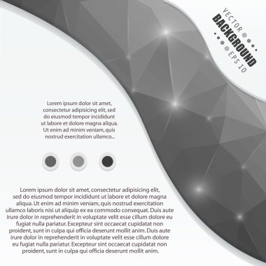 web ve mobil uygulamalar, illüstrasyon şablon tasarım, iş Infographic, sayfa, broşür, afiş, tanıtım, poster, kapak, kitapçık, belge için yaratıcı soyut kavram vektör arka plan.