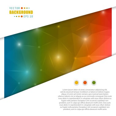 web ve mobil uygulamalar, illüstrasyon şablon tasarım, iş Infographic, sayfa, broşür, afiş, tanıtım, poster, kapak, kitapçık, belge için yaratıcı soyut kavram vektör arka plan.