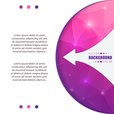 web ve mobil uygulamalar, illüstrasyon şablon tasarım, iş Infographic, sayfa, broşür, afiş, tanıtım, poster, kapak, kitapçık, belge için yaratıcı soyut kavram vektör arka plan.