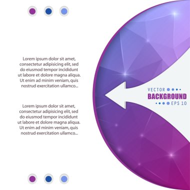 web ve mobil uygulamalar, illüstrasyon şablon tasarım, iş Infographic, sayfa, broşür, afiş, tanıtım, poster, kapak, kitapçık, belge için yaratıcı soyut kavram vektör arka plan.