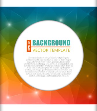 web ve mobil uygulamalar, illüstrasyon şablon tasarım, iş Infographic, sayfa, broşür, afiş, tanıtım, poster, kapak, kitapçık, belge için yaratıcı soyut kavram vektör arka plan.