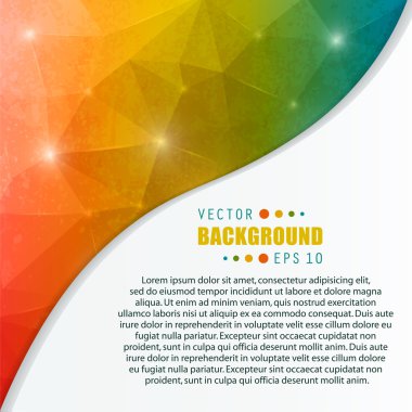 web ve mobil uygulamalar, illüstrasyon şablon tasarım, iş Infographic, sayfa, broşür, afiş, tanıtım, poster, kapak, kitapçık, belge için yaratıcı soyut kavram vektör arka plan.