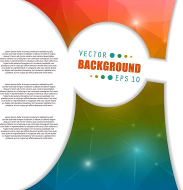 Web ve mobil uygulamalar, sanat şablon tasarımı, kartvizit Infographic, renk sayfa, broşür yaprak, serin afiş, kitap, poster, kapak, el ilanı için yaratıcı soyut kavram vektör kitapçık listesi.