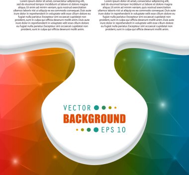 Web ve mobil uygulamalar, sanat şablon tasarımı, kartvizit Infographic, renk sayfa, broşür yaprak, serin afiş, kitap, poster, kapak, el ilanı için yaratıcı soyut kavram vektör kitapçık listesi.