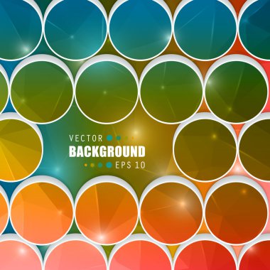 Web ve mobil uygulamalar, sanat şablon tasarımı, kartvizit Infographic, renk sayfa, broşür yaprak, serin afiş, kitap, poster, kapak, el ilanı için yaratıcı soyut kavram vektör kitapçık listesi.