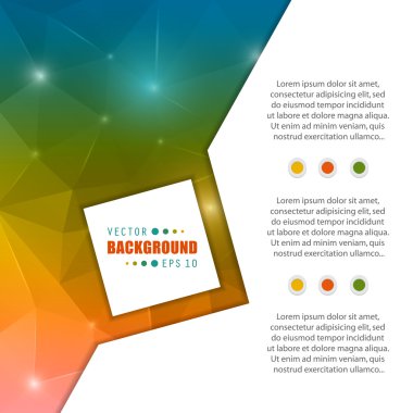 Web ve mobil uygulamalar, sanat şablon tasarımı, kartvizit Infographic, renk sayfa, broşür yaprak, serin afiş, kitap, poster, kapak, el ilanı için yaratıcı soyut kavram vektör kitapçık listesi.