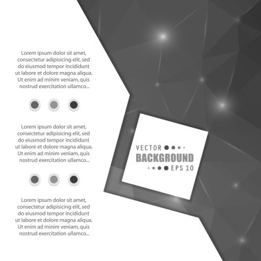 Web ve mobil uygulamalar, sanat şablon tasarımı, kartvizit Infographic, renk sayfa, broşür yaprak, serin afiş, kitap, poster, kapak, el ilanı için yaratıcı soyut kavram vektör kitapçık listesi.