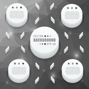 Web ve mobil uygulamalar, sanat şablon tasarımı, kartvizit Infographic, renk sayfa, broşür yaprak, serin afiş, kitap, poster, kapak, el ilanı için yaratıcı soyut kavram vektör kitapçık listesi.