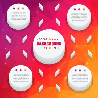 Web ve mobil uygulamalar, sanat şablon tasarımı, kartvizit Infographic, renk sayfa, broşür yaprak, serin afiş, kitap, poster, kapak, el ilanı için yaratıcı soyut kavram vektör kitapçık listesi.