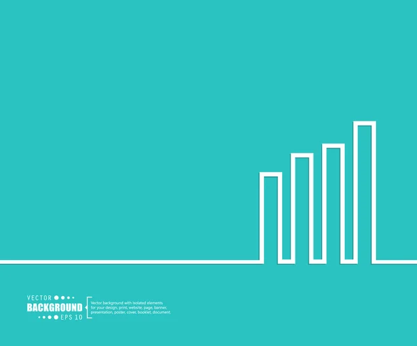 Resumen Concepto creativo vector de fondo para aplicaciones web y móviles, diseño de plantillas de ilustración, infografía de negocios, página, folleto, pancarta, presentación, póster, portada, folleto, documento . — Vector de stock