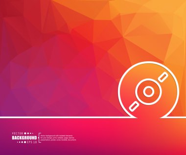 Abstract vector background. For web and mobile app, illustration template design, creative business info graphic, brochure, banner, presentation, concept poster, cover, booklet, document, line logo.