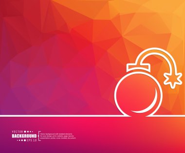 Abstract vector background. For web and mobile app, illustration template design, creative business info graphic, brochure, banner, presentation, concept poster, cover, booklet, document, line logo.