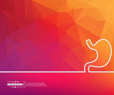 web ve mobil uygulamalar, illüstrasyon şablon tasarım, iş Infographic, sayfa, broşür, afiş, tanıtım, poster, kapak, kitapçık, belge için yaratıcı soyut kavram vektör arka plan.