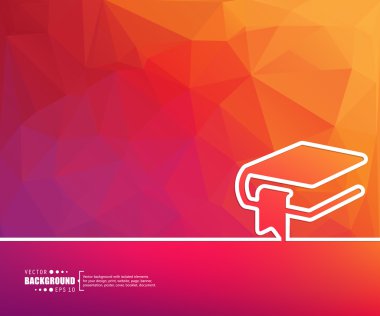 web ve mobil uygulamalar, illüstrasyon şablon tasarım, iş Infographic, sayfa, broşür, afiş, tanıtım, poster, kapak, kitapçık, belge için yaratıcı soyut kavram vektör arka plan.