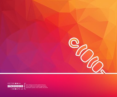 web ve mobil uygulamalar, illüstrasyon şablon tasarım, iş Infographic, sayfa, broşür, afiş, tanıtım, poster, kapak, kitapçık, belge için yaratıcı soyut kavram vektör arka plan.