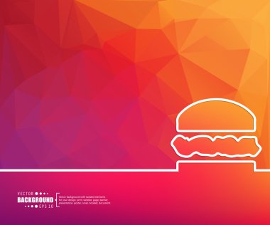 web ve mobil uygulamalar, illüstrasyon şablon tasarım, iş Infographic, sayfa, broşür, afiş, tanıtım, poster, kapak, kitapçık, belge için yaratıcı soyut kavram vektör arka plan.