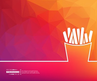 web ve mobil uygulamalar, illüstrasyon şablon tasarım, iş Infographic, sayfa, broşür, afiş, tanıtım, poster, kapak, kitapçık, belge için yaratıcı soyut kavram vektör arka plan.